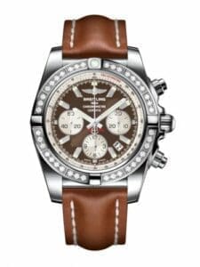 Breitling Chronomat 44 Stainless Steel / Diamond / Metallica Brown / Calf AB011053.Q575.433X