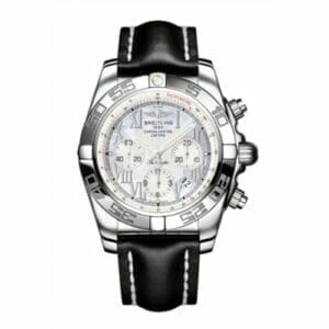 Breitling Chronomat 44 Stainless Steel / Pearl Roman / Calf AB011012.A691.435X