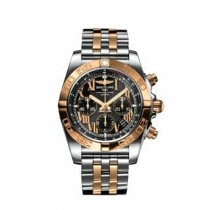 Breitling Chronomat 44 Stainless Steel / Red Gold / Black - Roman / Japan Special Edition CB011012/B957/388C