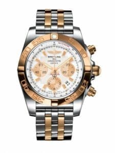Breitling Chronomat 44 Stainless Steel / Rose Gold / Antarctica White / Bracelet CB011012.A696.375C
