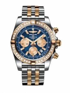 Breitling Chronomat 44 Stainless Steel / Rose Gold / Diamond / Metallica Blue / Bracelet CB011053.C790.375C