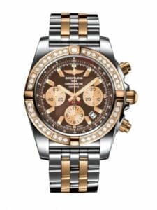Breitling Chronomat 44 Stainless Steel / Rose Gold / Diamond / Metallica Brown / Bracelet CB011053.Q576.375C