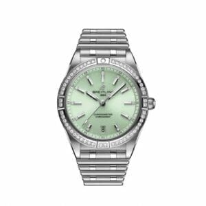 Breitling Chronomat Automatic 36 Stainless Steel - Diamond / Green / Rouleaux A10380591L1A1