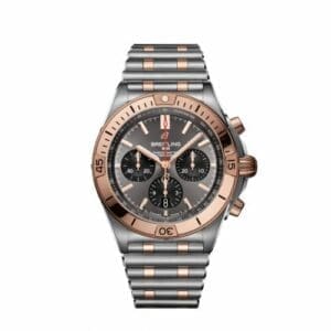 Breitling Chronomat B01 42 Stainless Steel / Red Gold / Anthracite / Rouleaux UB0134101B1U1