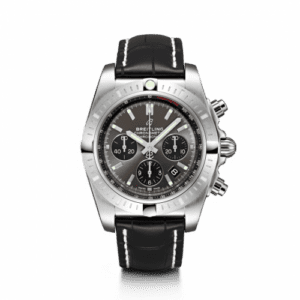 Breitling Chronomat B01 Chronograph 44 Stainless Steel / Blackeye Grey / Croco / Pin AB0115101F1P1