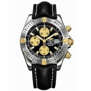 Breitling Chronomat Evolution Stainless Steel / Yellow Gold / Black B1335611/B720