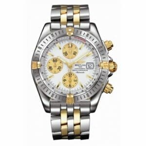 Breitling Chronomat Evolution Stainless Steel / Yellow Gold / Silver B1335611/G570