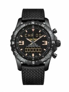 Breitling Chronospace Military Blacksteel / Volcano Black / Rubber M7836622.BD39.267S