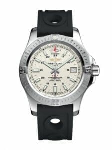 Breitling Colt 41 Automatic Stratus Silver / Rubber A1731311.G820.225S