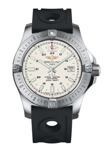 Breitling Colt 44 Automatic Stratus Silver / Rubber A1738811.G791.227S