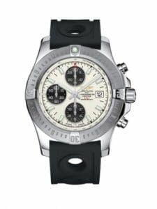 Breitling Colt Chronograph Automatic Stainless Steel / Stratus Silver / Rubber / Pin A1338811/G804/227S/A20S.1