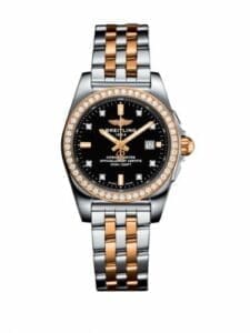 Breitling Galactic 29 Stainless Steel / Rose Gold / Diamond / Trophy Black Diamond / Bracelet C72348531B1C1