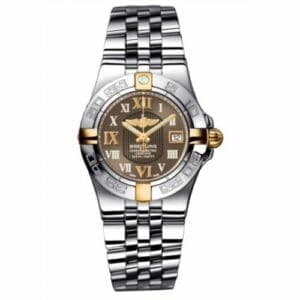 Breitling Galactic 30 Two Tone Amber/ Roman / Bracelet B71340L2.Q562.368A