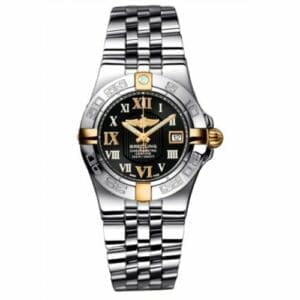 Breitling Galactic 30 Two Tone Black / Roman / Bracelet B71340L2.B951.368A