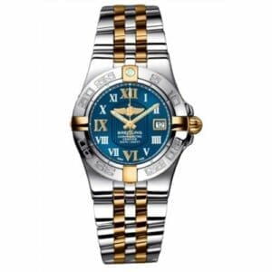 Breitling Galactic 30 Two Tone Blue / Roman / Two Tone Bracelet B71340L2.C779.368D
