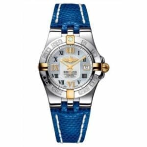 Breitling Galactic 30 Two Tone MOP / Roman / Teju B71340L2.A688.163Z