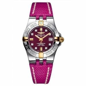 Breitling Galactic 30 Two Tone Red / Diamond / Teju B71340L2.K526.171Z