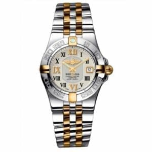 Breitling Galactic 30 Two Tone Silver / Roman / Two Tone Bracelet B71340L2.G671.368D