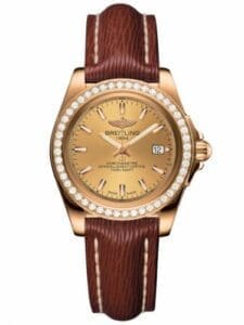 Breitling Galactic 32 Sleek Edition Rose Gold / Diamond / Golden Sun / Sahara H7133053.H549.211X