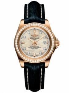 Breitling Galactic 32 Sleek Edition Rose Gold / Diamond / Pearl Diamond / Sahara H7133053.A803.210X