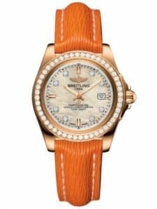 Breitling Galactic 32 Sleek Edition Rose Gold / Diamond / Pearl Diamond / Sahara H7133053.A803.212X