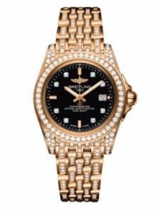 Breitling Galactic 32 Sleek Edition Rose Gold / Diamondworks / Trophy Black Diamond / Bracelet H71330AF.BF64.792T