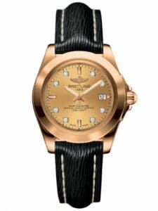 Breitling Galactic 32 Sleek Edition Rose Gold / Golden Sun Diamond / Sahara H7133012.H550.208X