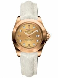 Breitling Galactic 32 Sleek Edition Rose Gold / Golden Sun Diamond / Sahara H7133012.H550.235X