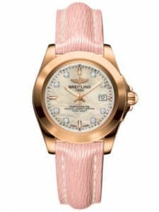 Breitling Galactic 32 Sleek Edition Rose Gold / Pearl Diamond / Sahara H7133012.A803.238X