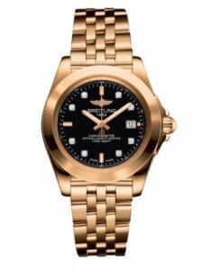 Breitling Galactic 32 Sleek Edition Rose Gold / Trophy Black Diamond / Bracelet H7133012.BF64.792H