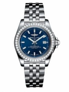 Breitling Galactic 32 Sleek Edition Stainless Steel / Diamond / Horizon Blue / Bracelet A7133053/C951/792A