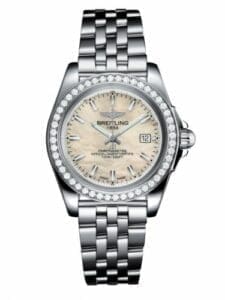 Breitling Galactic 32 Sleek Edition Stainless Steel / Diamond / Pearl / Bracelet A7133053/A800/792A