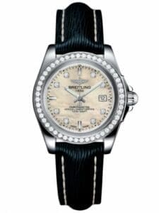 Breitling Galactic 32 Sleek Edition Stainless Steel / Diamond / Pearl Diamond / Sahara A7133053/A801/210X/A14BA.1