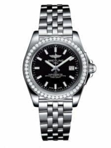 Breitling Galactic 32 Sleek Edition Stainless Steel / Diamond / Trophy Black / Bracelet A7133053/BF62/792A