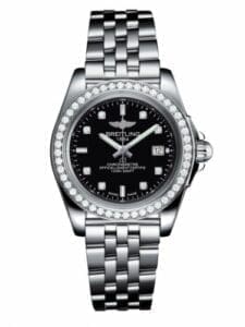 Breitling Galactic 32 Sleek Edition Stainless Steel / Diamond / Trophy Black Diamond / Bracelet A71330531B1A1