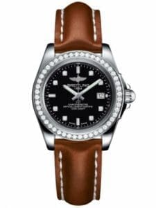 Breitling Galactic 32 Sleek Edition Stainless Steel / Diamond / Trophy Black Diamond / Calf A7133053/BF63/406X/A14BA.1