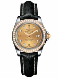 Breitling Galactic 32 Sleek Edition Stainless Steel / Rose Gold / Diamond / Golden Sun Diamond / Sahara C7133053/H550/208X/A14BA.1