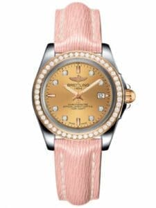 Breitling Galactic 32 Sleek Edition Stainless Steel / Rose Gold / Diamond / Golden Sun Diamond / Sahara C7133053/H550/238X/A14BA.1