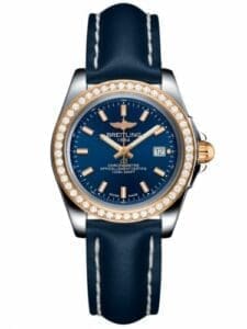 Breitling Galactic 32 Sleek Edition Stainless Steel / Rose Gold / Diamond / Horizon Blue / Calf C7133053/C952/116X/A14BA.1