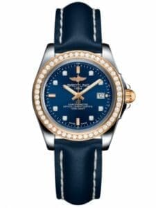 Breitling Galactic 32 Sleek Edition Stainless Steel / Rose Gold / Diamond / Horizon Blue Diamond / Calf C7133053/C967/116X/A14BA.1