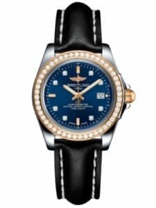 Breitling Galactic 32 Sleek Edition Stainless Steel / Rose Gold / Diamond / Horizon Blue Diamond / Calf C7133053/C967/408X/A14BA.1