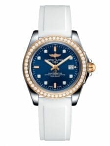 Breitling Galactic 32 Sleek Edition Stainless Steel / Rose Gold / Diamond / Horizon Blue Diamond / Rubber C7133053/C967/164S/A14S.1