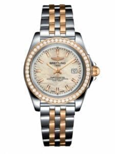 Breitling Galactic 32 Sleek Edition Stainless Steel / Rose Gold / Diamond / Pearl / Bracelet C71330531A1C1
