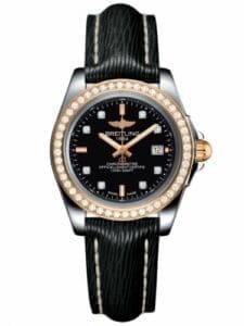 Breitling Galactic 32 Sleek Edition Stainless Steel / Rose Gold / Diamond / Trophy Black Diamond / Sahara C7133053/BF64/208X/A14BA.1