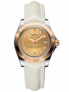 Breitling Galactic 32 Sleek Edition Stainless Steel / Rose Gold / Golden Sun Diamond / Sahara C7133012/H550/235X/A14BA.1