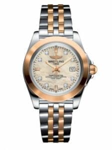 Breitling Galactic 32 Sleek Edition Stainless Steel / Rose Gold / Pearl Diamond / Bracelet C7133012/A803/792C