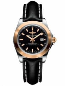 Breitling Galactic 32 Sleek Edition Stainless Steel / Rose Gold / Trophy Black / Calf C7133012/BF65/408X/A14BA.1