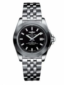 Breitling Galactic 32 Sleek Edition Stainless Steel / Trophy Black / Bracelet W7133012/BF62/792A