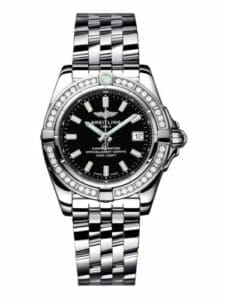 Breitling Galactic 32 Stainless Steel / Diamond / Onyx Black / Bracelet A71356LA.BE76.367A