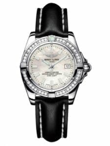 Breitling Galactic 32 Stainless Steel / Diamond / Pearl / Calf A71356LA.A787.408X